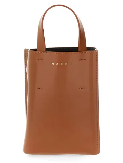 Marni Museo Handbag In Buff