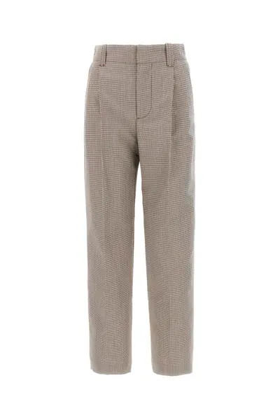 Marni Embroidered Wool Blend Pant In Pdr82