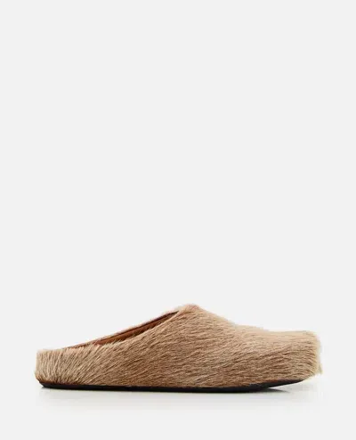 Marni Fussbet Sabot In Beige