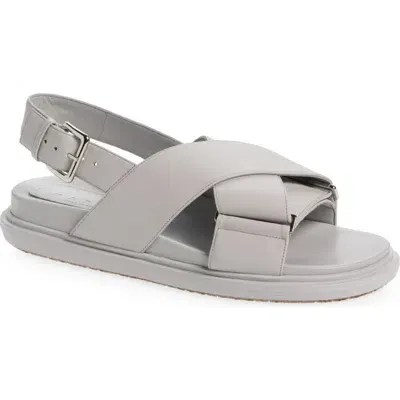 Marni Fussbett Sandal In Off/white