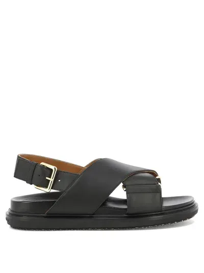 Marni Fussbett Sandals In Black