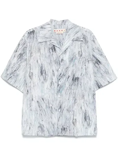 Marni Fuzzy Crayon Shirt In Fcn02 Frost