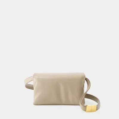 Marni Hobo Small Prisma Bag -  - Leather - Beige In Brown