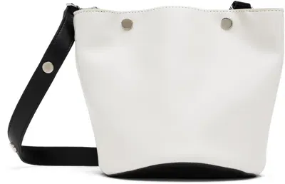 Marni Kids Black & White Bucket Bag In 0mc13