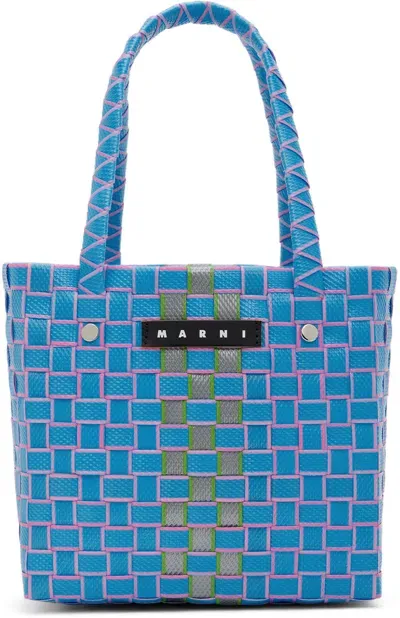 Marni Kids Multicolor Box Basket Tote In 0mc43