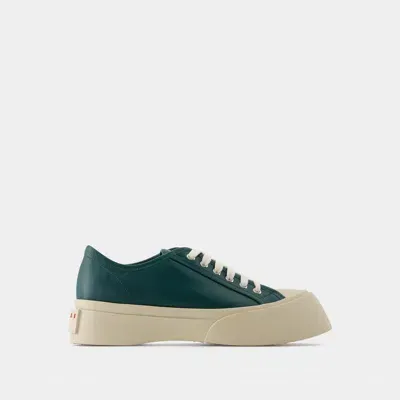 Marni Lace Up Sneakers -  - Leather - Green