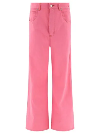 Marni Lightweight Denim Jeans In Pink