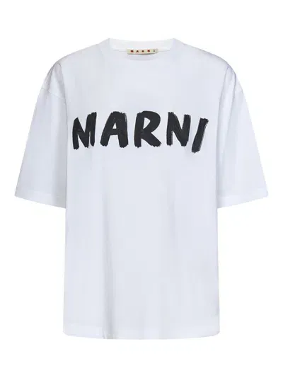 Marni Lily White Organic Cotton Jersey T-shirt