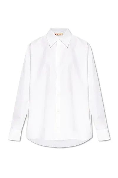 Marni Cotton Shirt In White