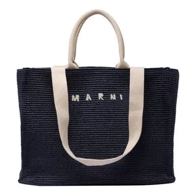 Marni Logo Tote Bag In Multicolour