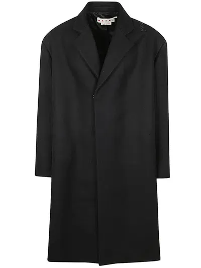 Marni Man Coat Clothing In Black