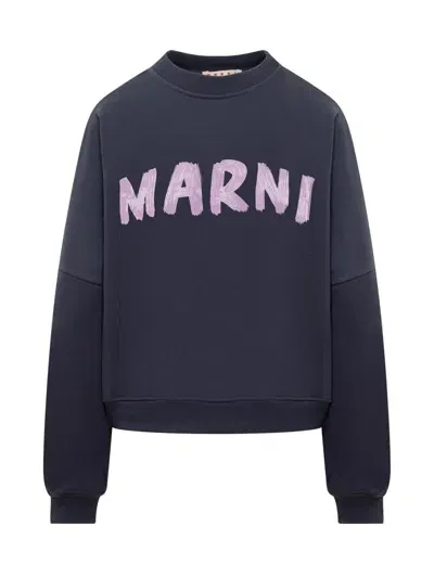 Marni Sweatshirt In Blue