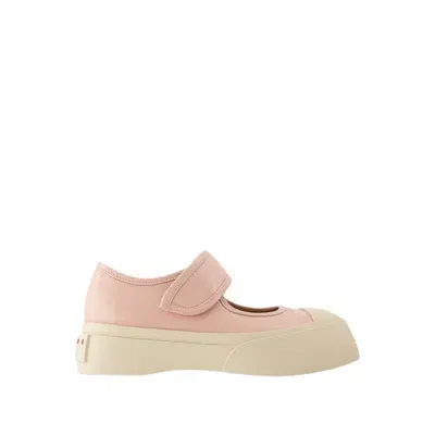 Marni Mary Jane Sneakers In Pink