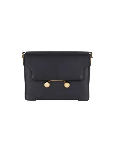 Marni Medium Shoulder Bag "trunkaroo" In Black  