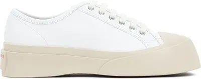 Marni White Nappa Leather Pablo Sneakers