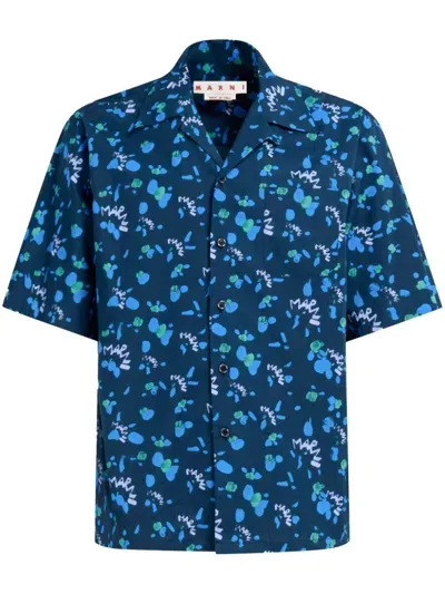 Marni Shirt  Made Of Cotton In Blue