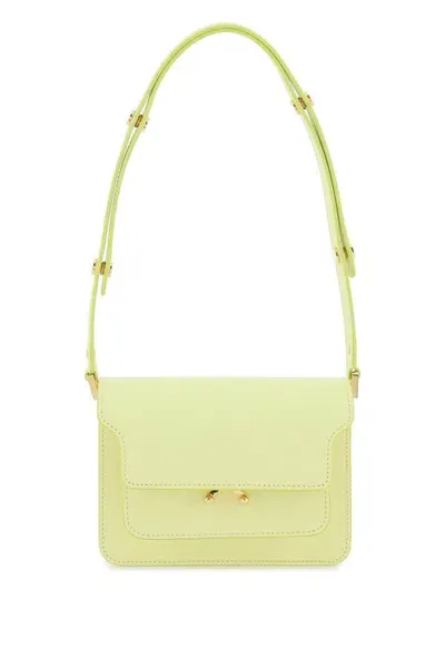 Marni Mini Trunk Bag In Yellow