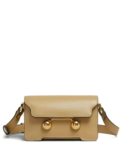 Marni Mini Trunkaroo Shoulder Bag In Brown