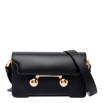 Marni Mini Trunkaroo Shoulder Bag In Black