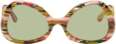 Marni Multicolor Anu Ohia Sunglasses In Stripes