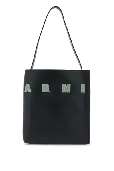 Marni Museo Small Hobo Bag In Black