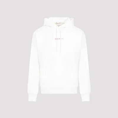 Marni Natural White Cotton Sweatshirt