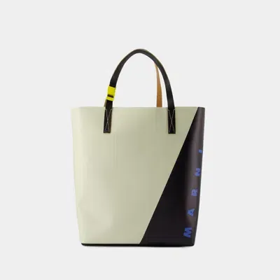 Marni N/s Shopper Bag -  - Synthetic - White/black