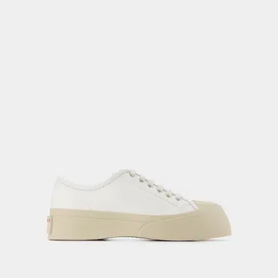 Marni Pablo Lace-up Sneakers In White