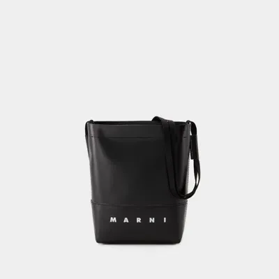 Marni Pelletteria Uomo Shoulder Bag In Black