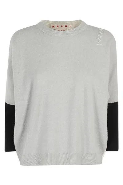 Marni Roundneck Sweater In Sodium