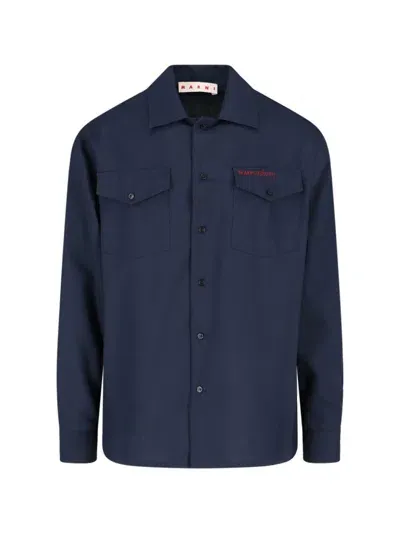 Marni Shirts In Blue