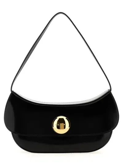 Marni Hobo Butterfly Medium Shoulder Bag In Black