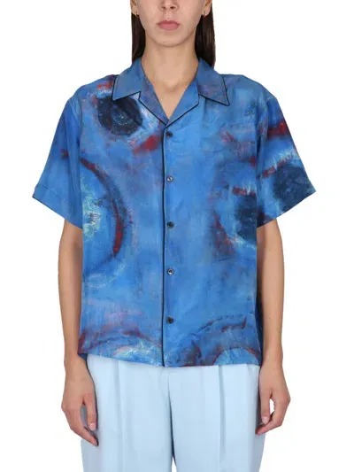 Marni Silk Shirt In Multicolor