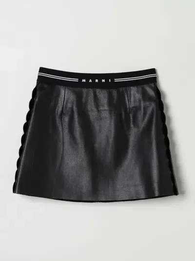 Marni Skirt  Kids Color Black In Schwarz