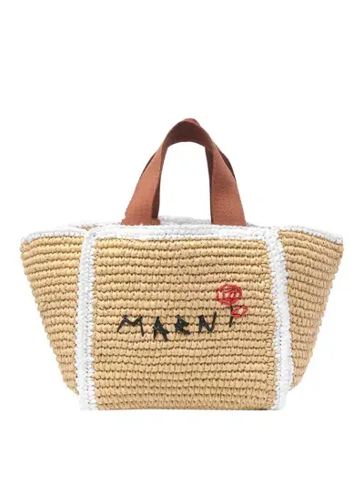 Marni Bolso Shopping - Beis In Beige