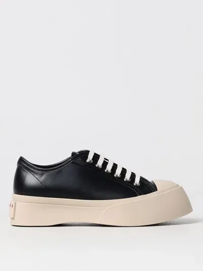 Marni Woman Sneakers Black Size 10 Soft Leather