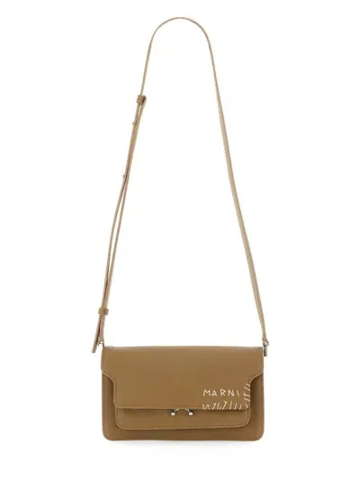 Marni Soft Trunk Bag In Ivory