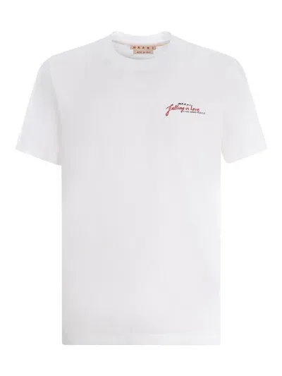 Marni Camiseta - Blanco In White