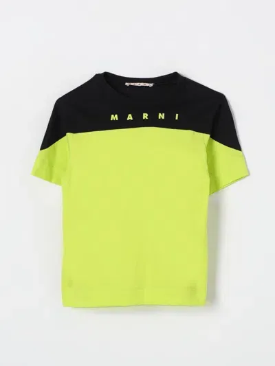 Marni Babies' T-shirt  Kids Color Yellow In Gelb