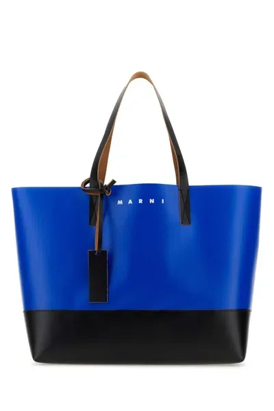 Marni Tribeca Tote Bag In Blue