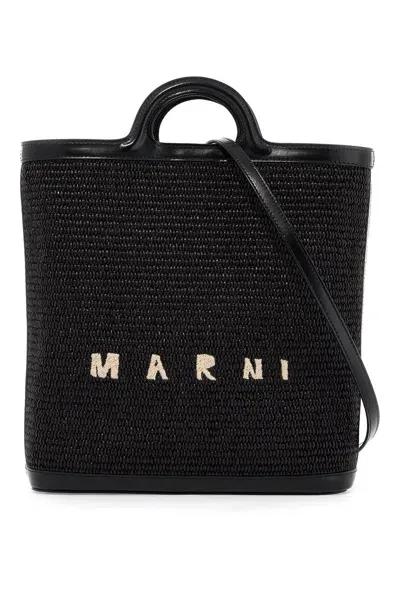 Marni Tropicalia Handbag In Black