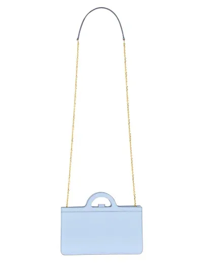 Marni Tropicalia Long Chain-strap Wallet Bag In Baby Blue