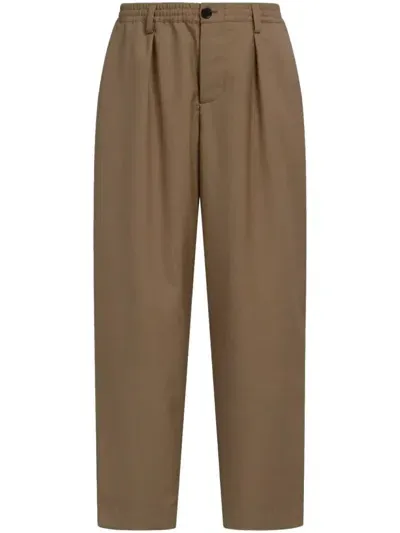 Marni Trousers In Brown