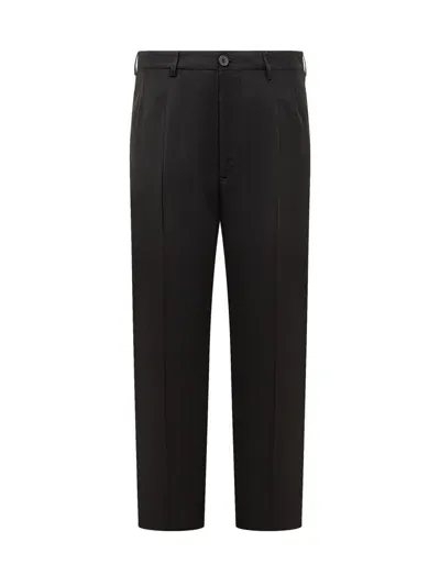 Marni Straight Leg Trousers In Black