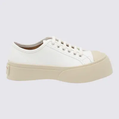 Marni White Leather Pablo Sneakers