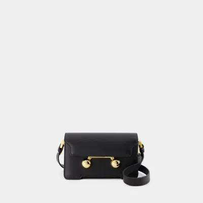 Marni Women's Mini Shoulder Bag In Black