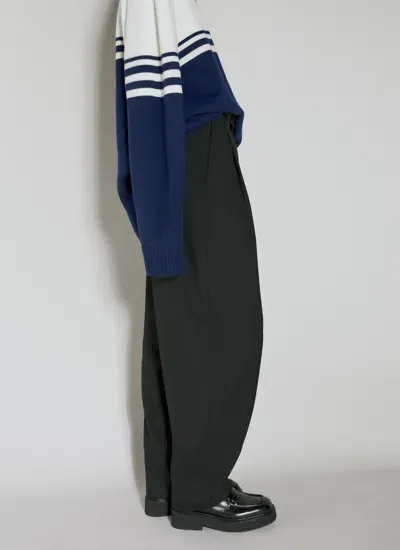 Marni Wool Tailored Pants In Black