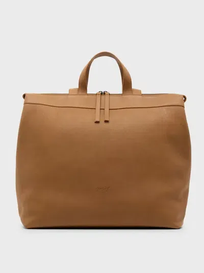 Marsèll Borso Logo Debossed Tote Bag In Brown