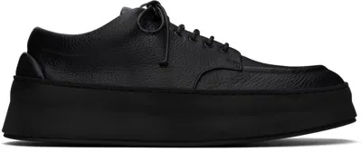 Marsèll Black Cassapana Sneakers In Pelle Volo Nero