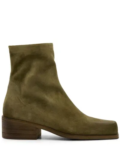 Marsèll Cassello Ankle Boots In Green